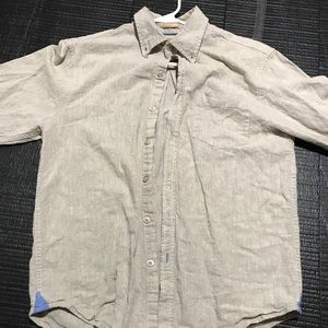 Bone color Long sleeve button down